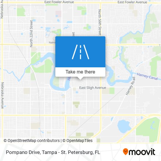 Pompano Drive map