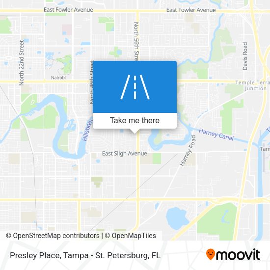 Mapa de Presley Place