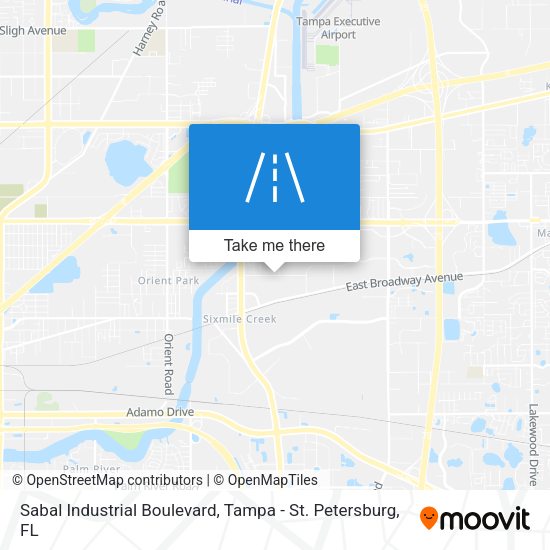 Mapa de Sabal Industrial Boulevard
