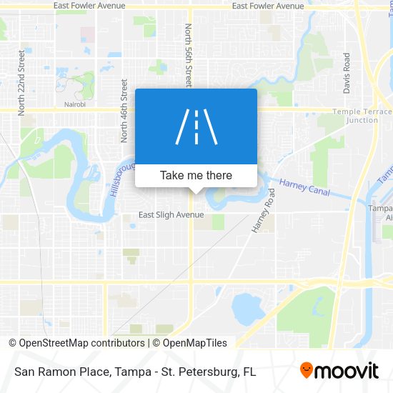San Ramon Place map