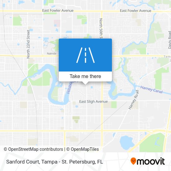 Mapa de Sanford Court