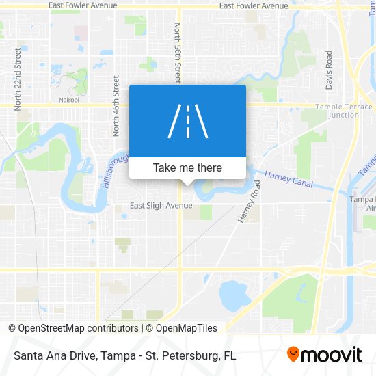 Mapa de Santa Ana Drive