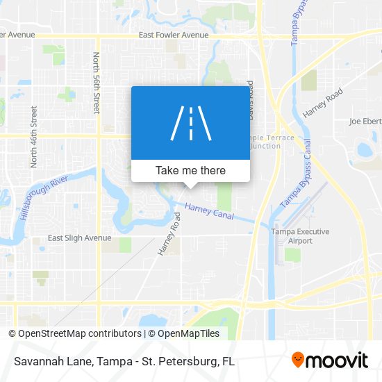 Savannah Lane map