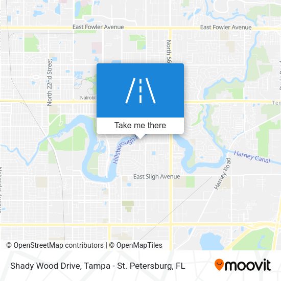 Shady Wood Drive map