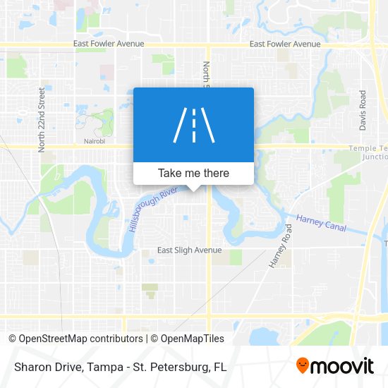 Sharon Drive map