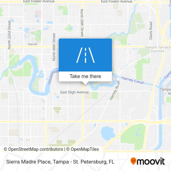 Sierra Madre Place map
