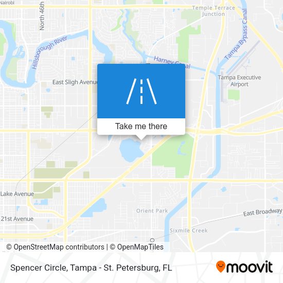 Mapa de Spencer Circle