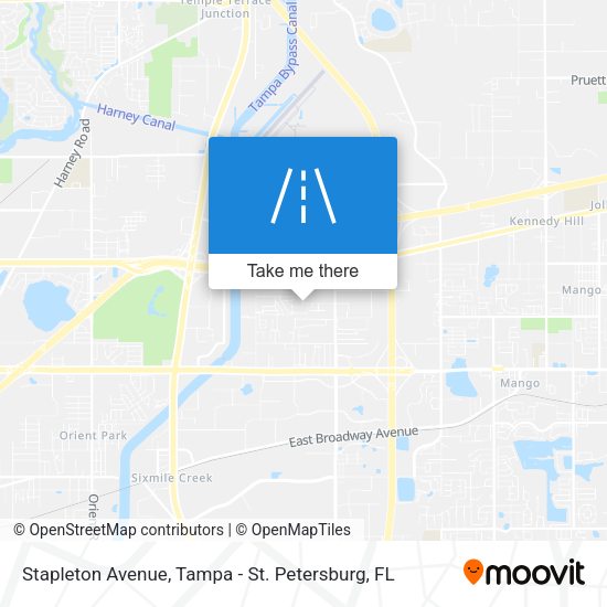 Mapa de Stapleton Avenue