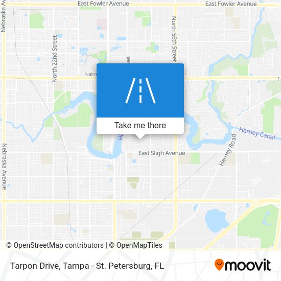 Tarpon Drive map