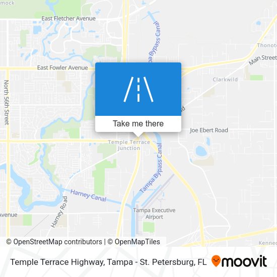 Temple Terrace Highway map