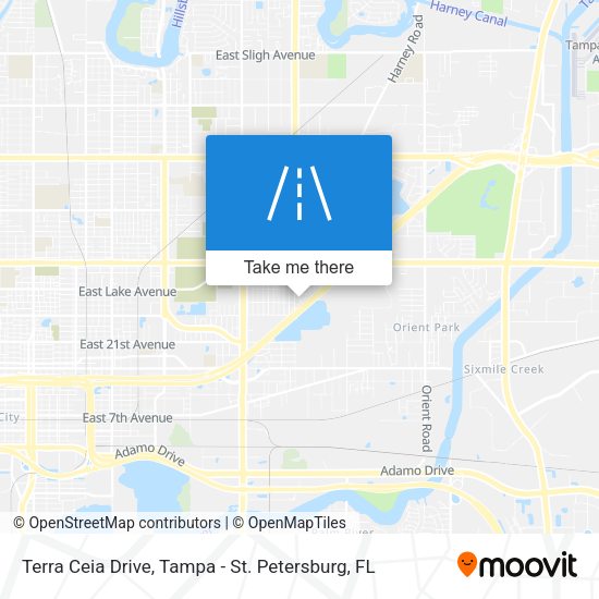 Terra Ceia Drive map