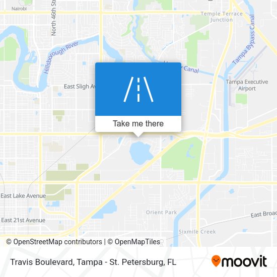 Mapa de Travis Boulevard
