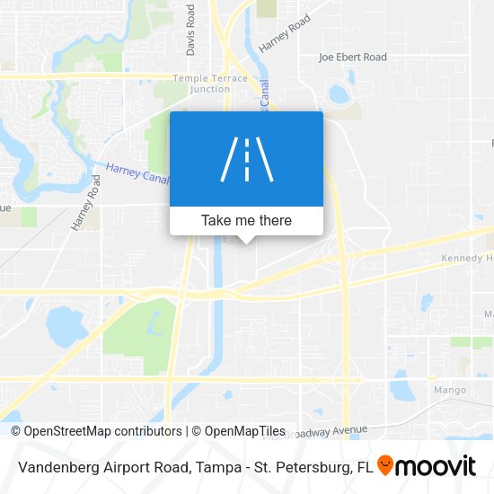 Vandenberg Airport Road map