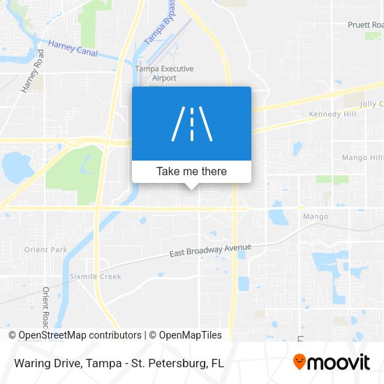Mapa de Waring Drive