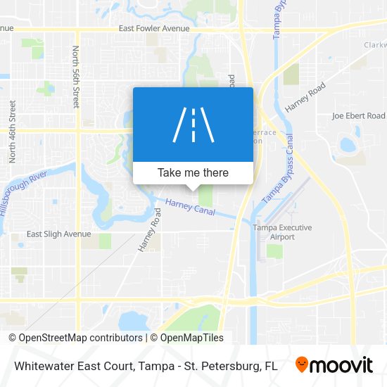 Mapa de Whitewater East Court