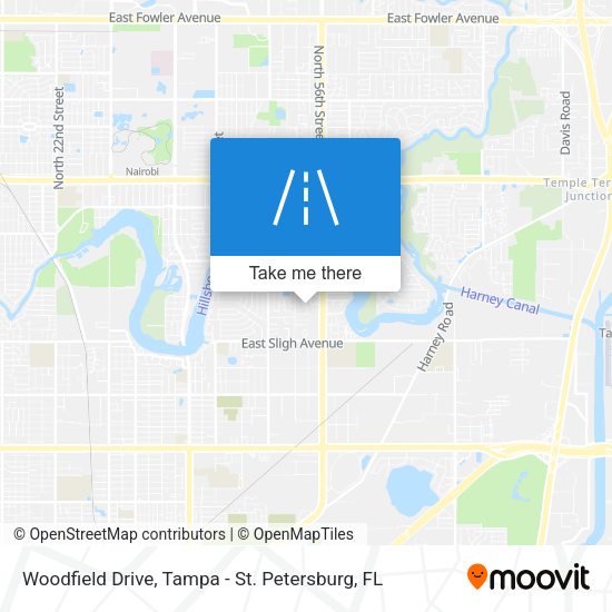Woodfield Drive map