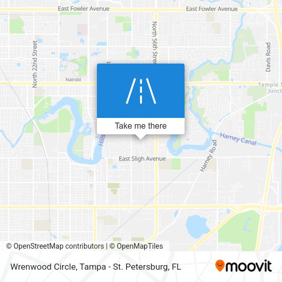 Wrenwood Circle map