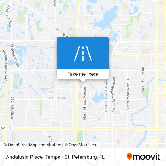 Andalusia Place map