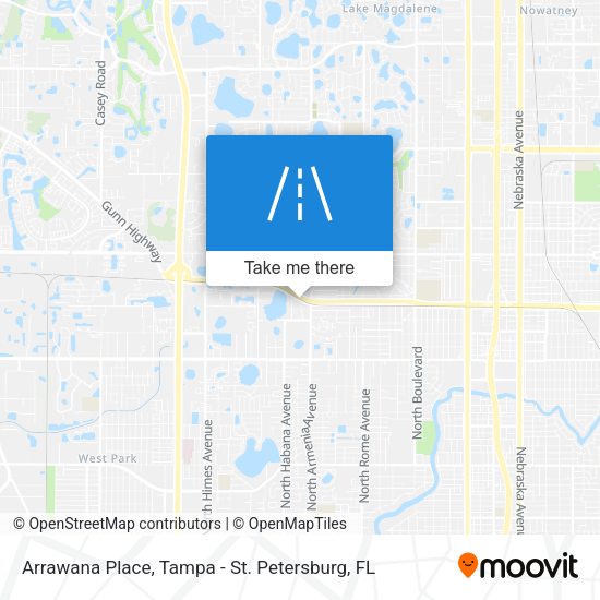Arrawana Place map