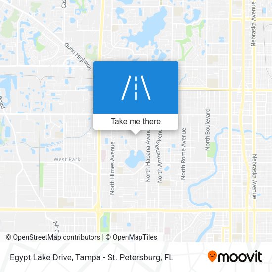Mapa de Egypt Lake Drive