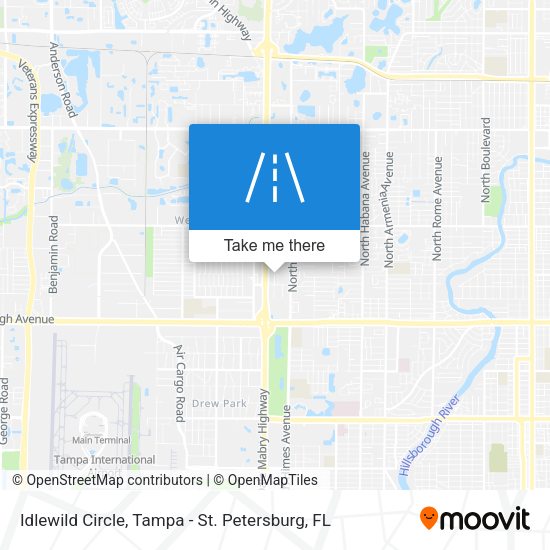 Idlewild Circle map