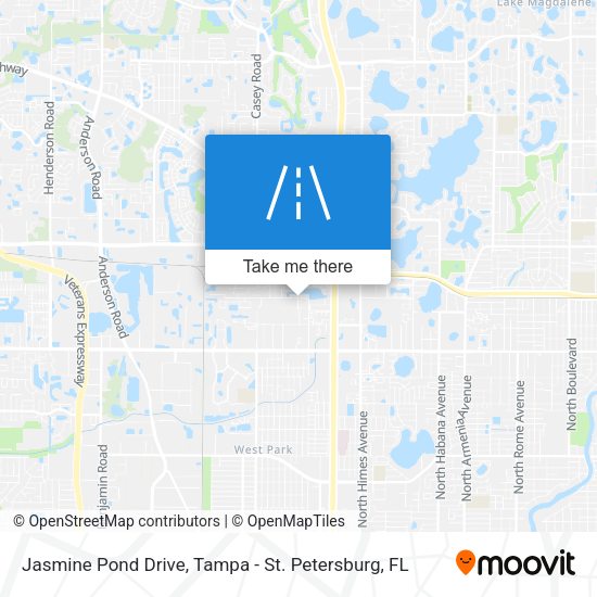 Jasmine Pond Drive map