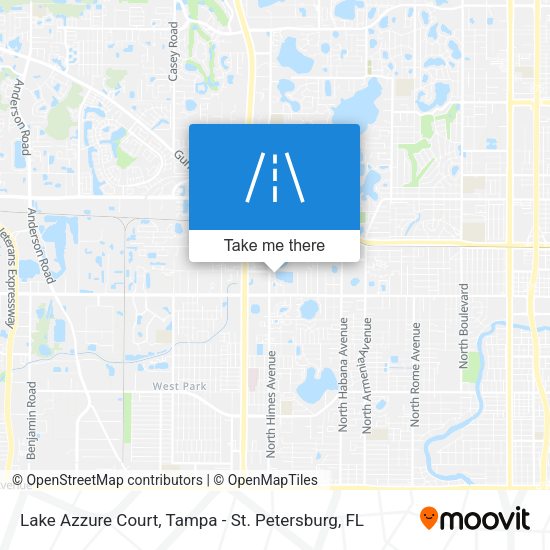 Lake Azzure Court map