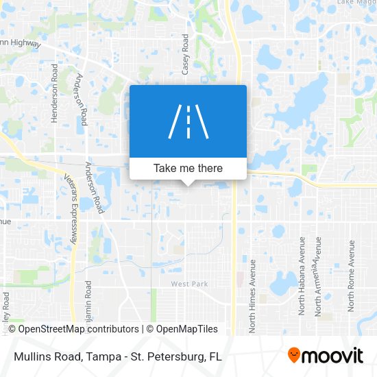 Mapa de Mullins Road