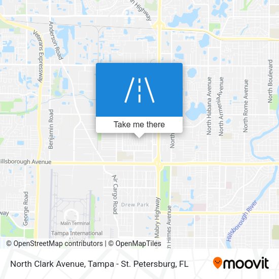 Mapa de North Clark Avenue