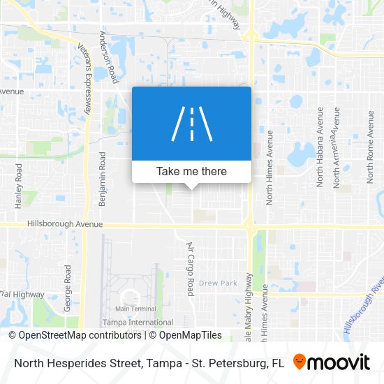 Mapa de North Hesperides Street