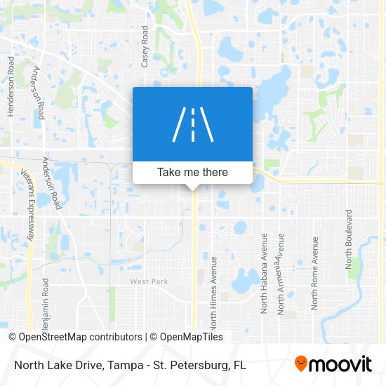Mapa de North Lake Drive
