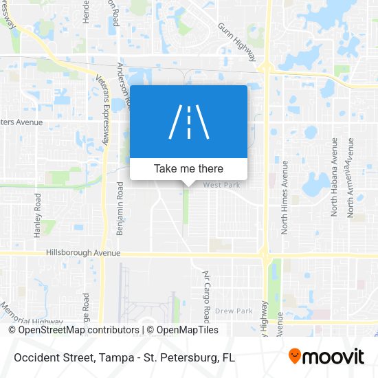 Mapa de Occident Street
