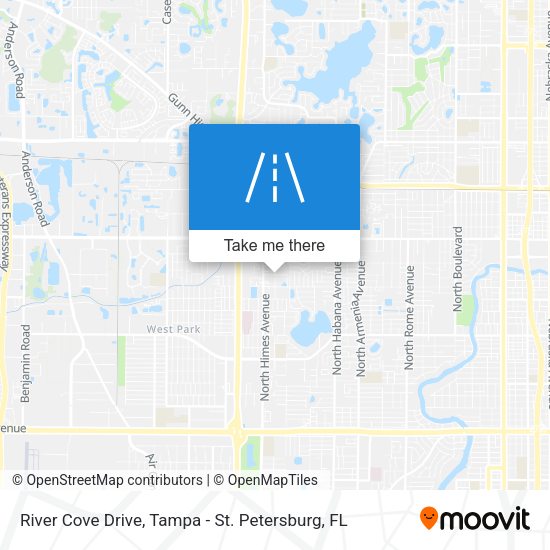 River Cove Drive map