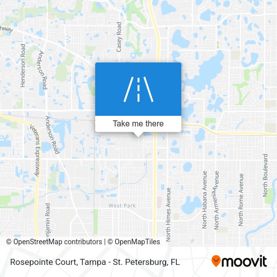 Mapa de Rosepointe Court