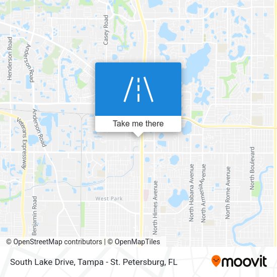 South Lake Drive map