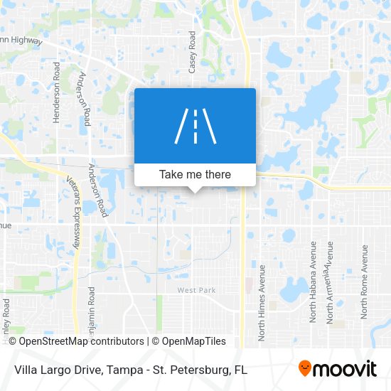 Mapa de Villa Largo Drive