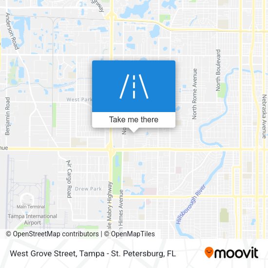 West Grove Street map