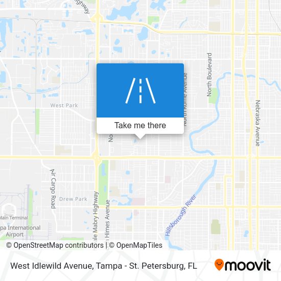 Mapa de West Idlewild Avenue