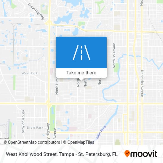 Mapa de West Knollwood Street