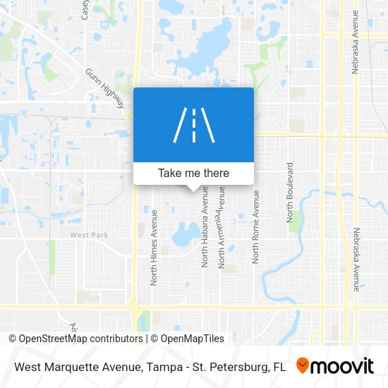 West Marquette Avenue map