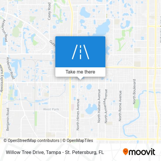 Willow Tree Drive map