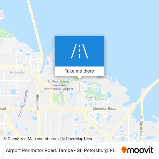 Airport Perimeter Road map