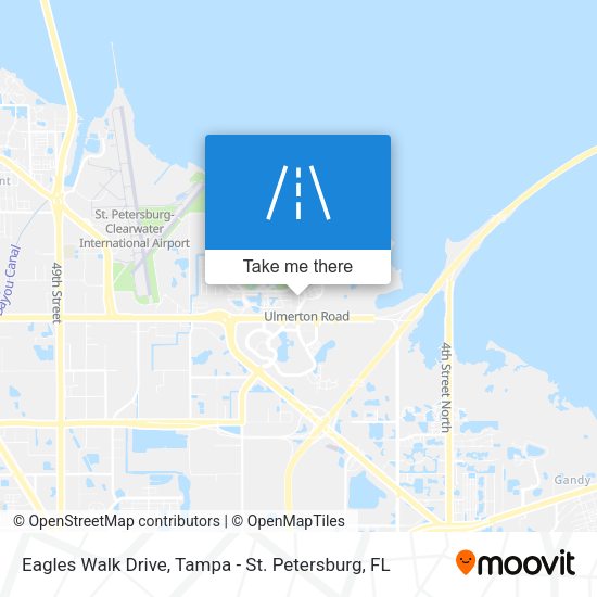 Eagles Walk Drive map