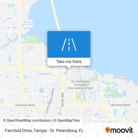 Fairchild Drive map