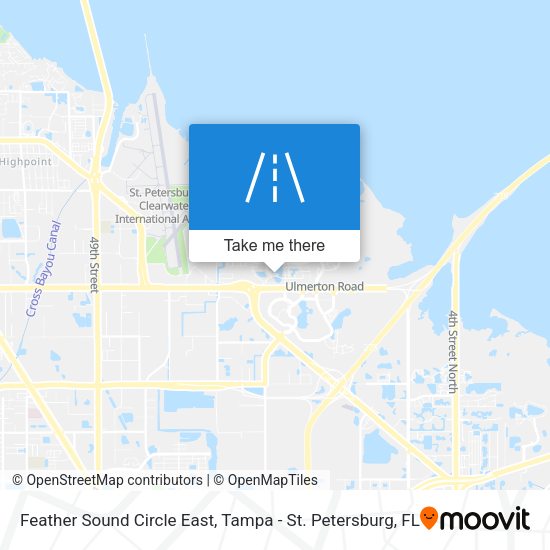 Mapa de Feather Sound Circle East