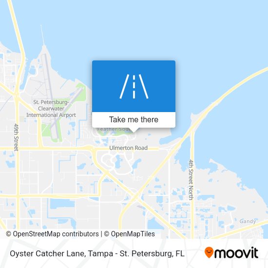 Mapa de Oyster Catcher Lane