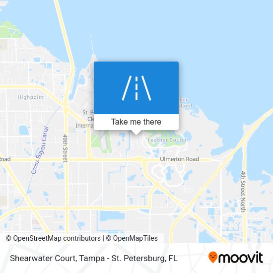 Shearwater Court map