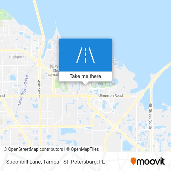 Mapa de Spoonbill Lane