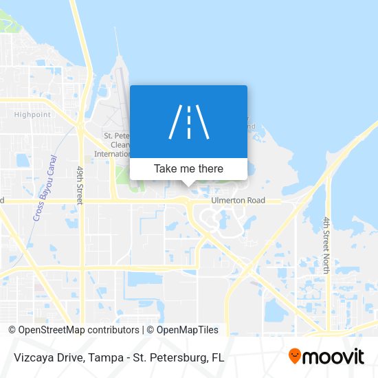 Mapa de Vizcaya Drive