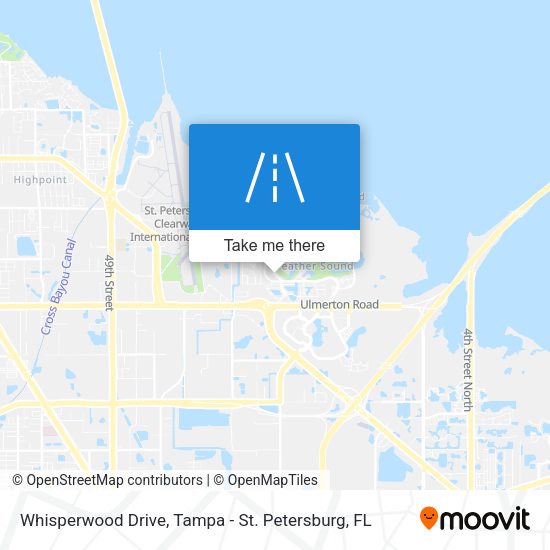 Whisperwood Drive map